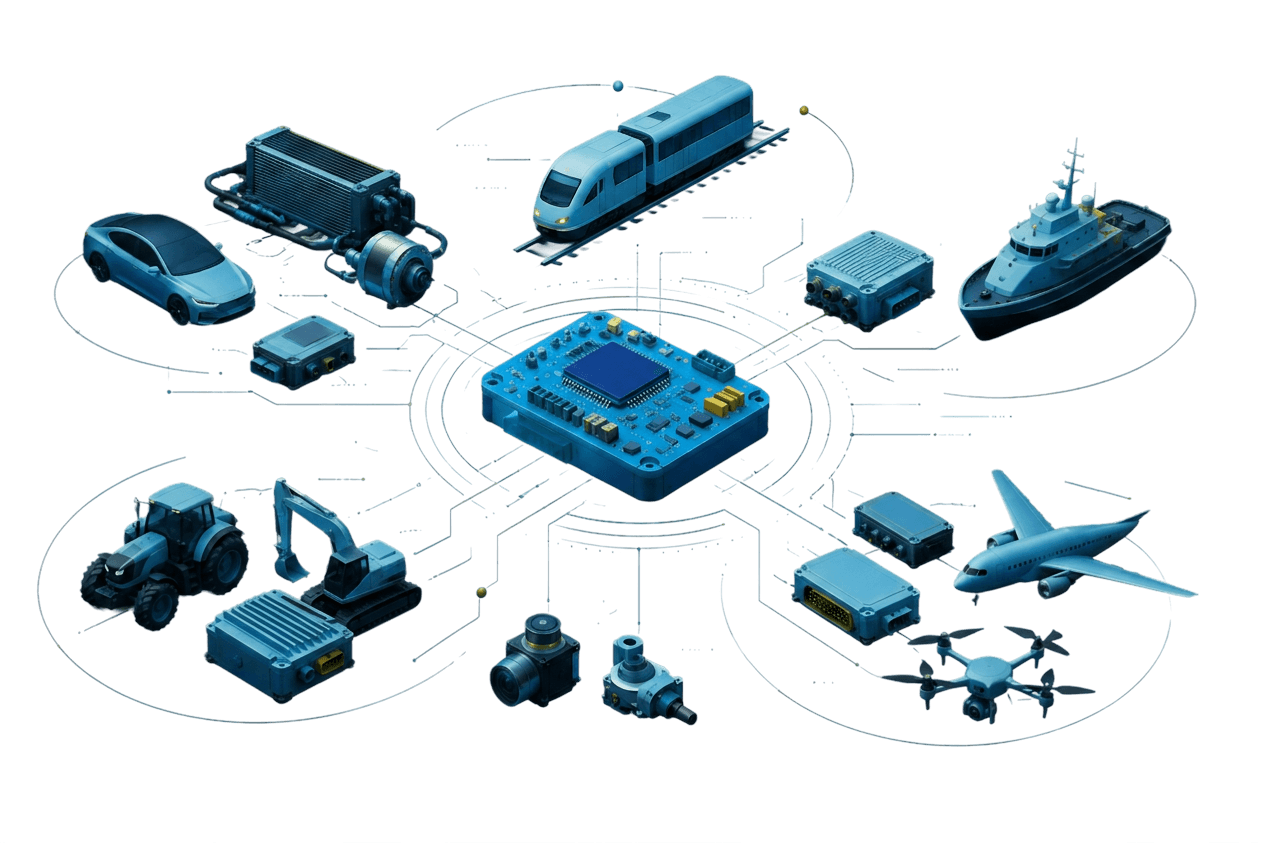 Connected mobility platforms around a control module